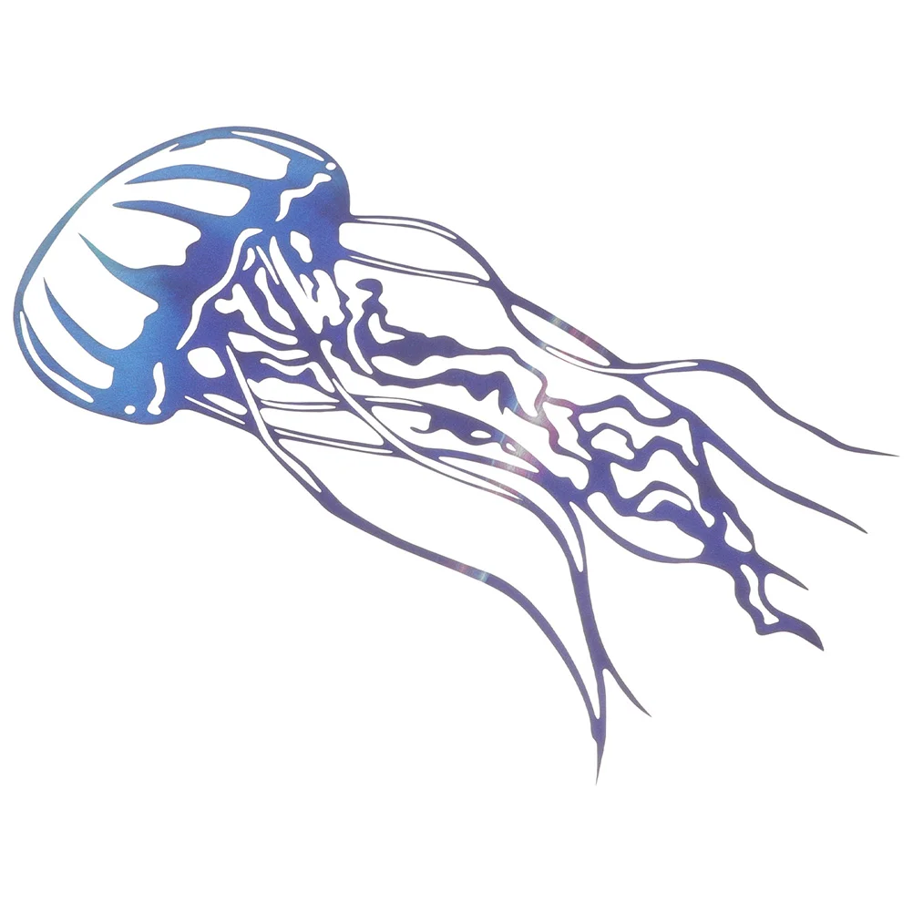

Metal Jellyfish Sculpture Wall Decor Exquisite Sea Animal Sculpture Wall Decor