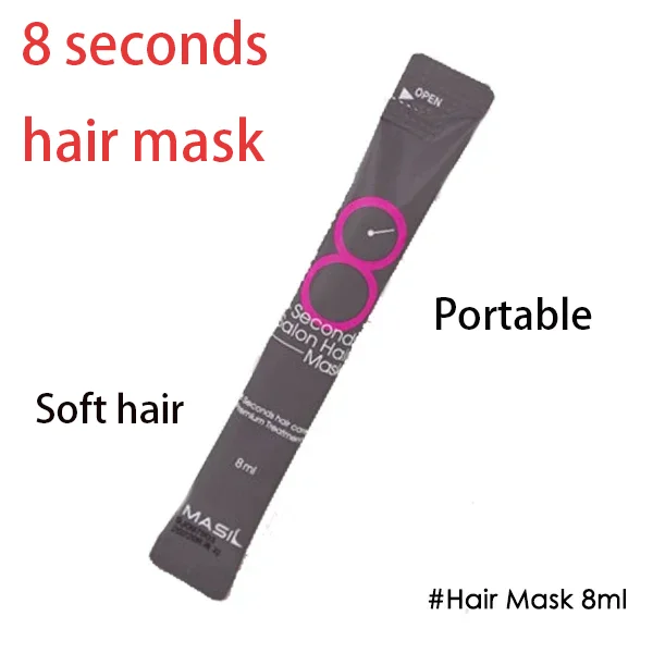 20Pcs 8ml 8 Seconds Salon Hair Mask Hair Care Restoration Keratin Repairing Premium Treatment Repair Damage Care