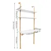 Modern Wall Mounted Desk Wall Organizer Wall Mount Computer Writing Table 5