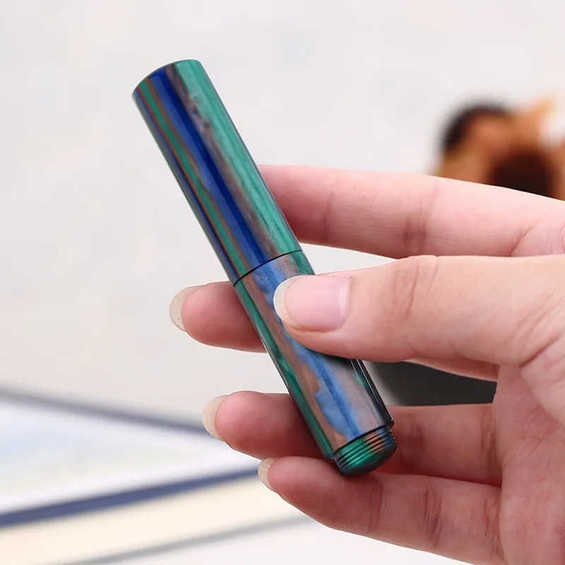 MAJOHN Final Craftsman Maru Color Portable Mini Resin Short Pen Iridium ...