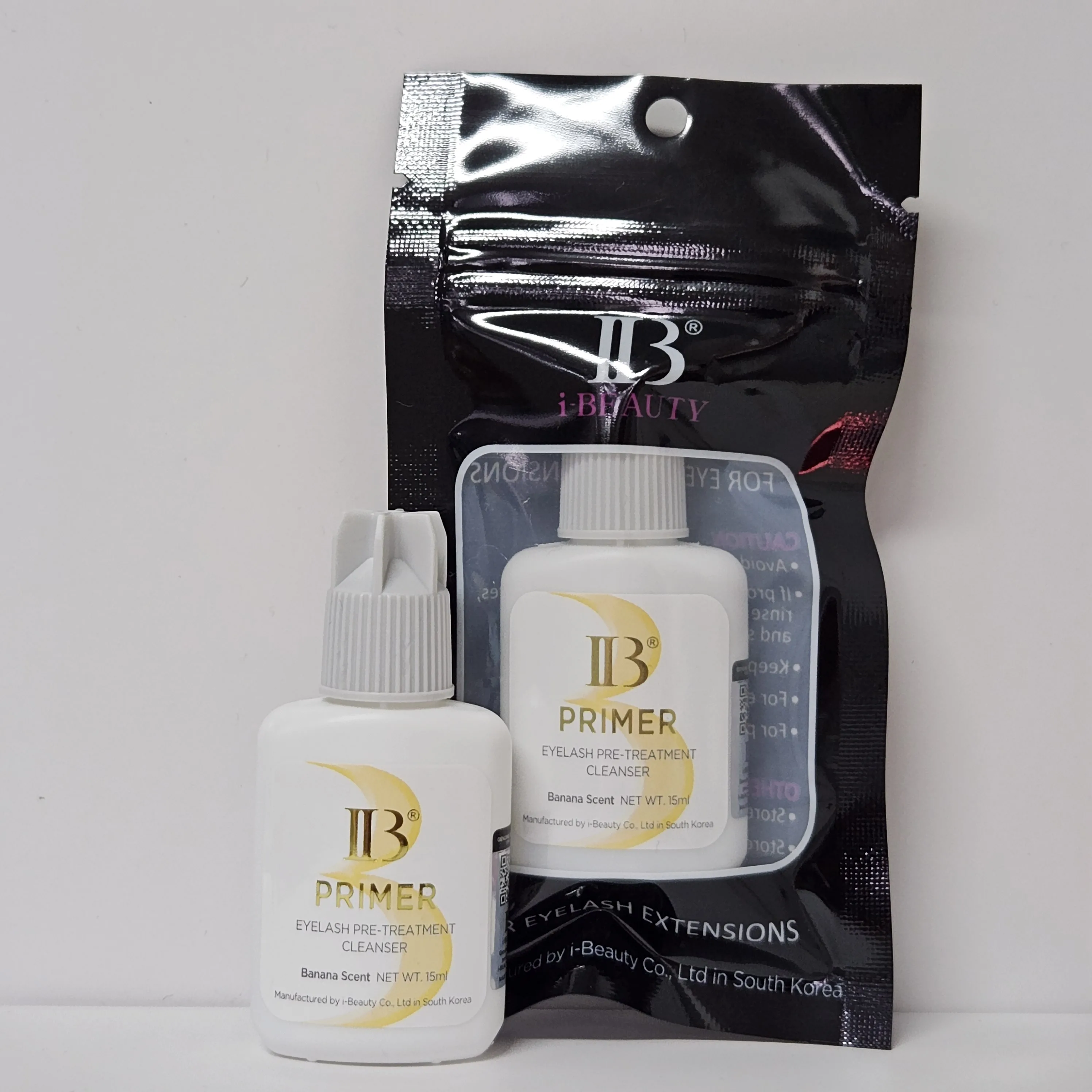 10 Bottles IBeauty IB Professional Primer Eyelash Extensions Glue 15ml Korea Original False Lash Glue Suppliers Makeup Tools