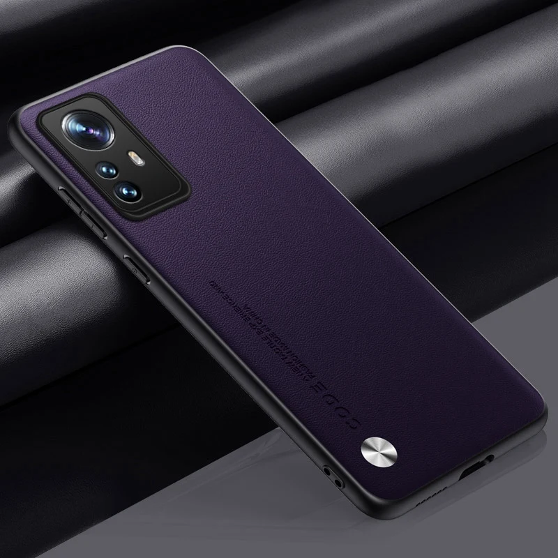 thumbnail image 1 of Luxury Leather Case For Xiaomi Mi 12 Lite 12X 12T Pro 12S Ultra Cover Silicone Phone Case For Redmi Note 12S 12 Pro Plus Coque, 1 of 5
