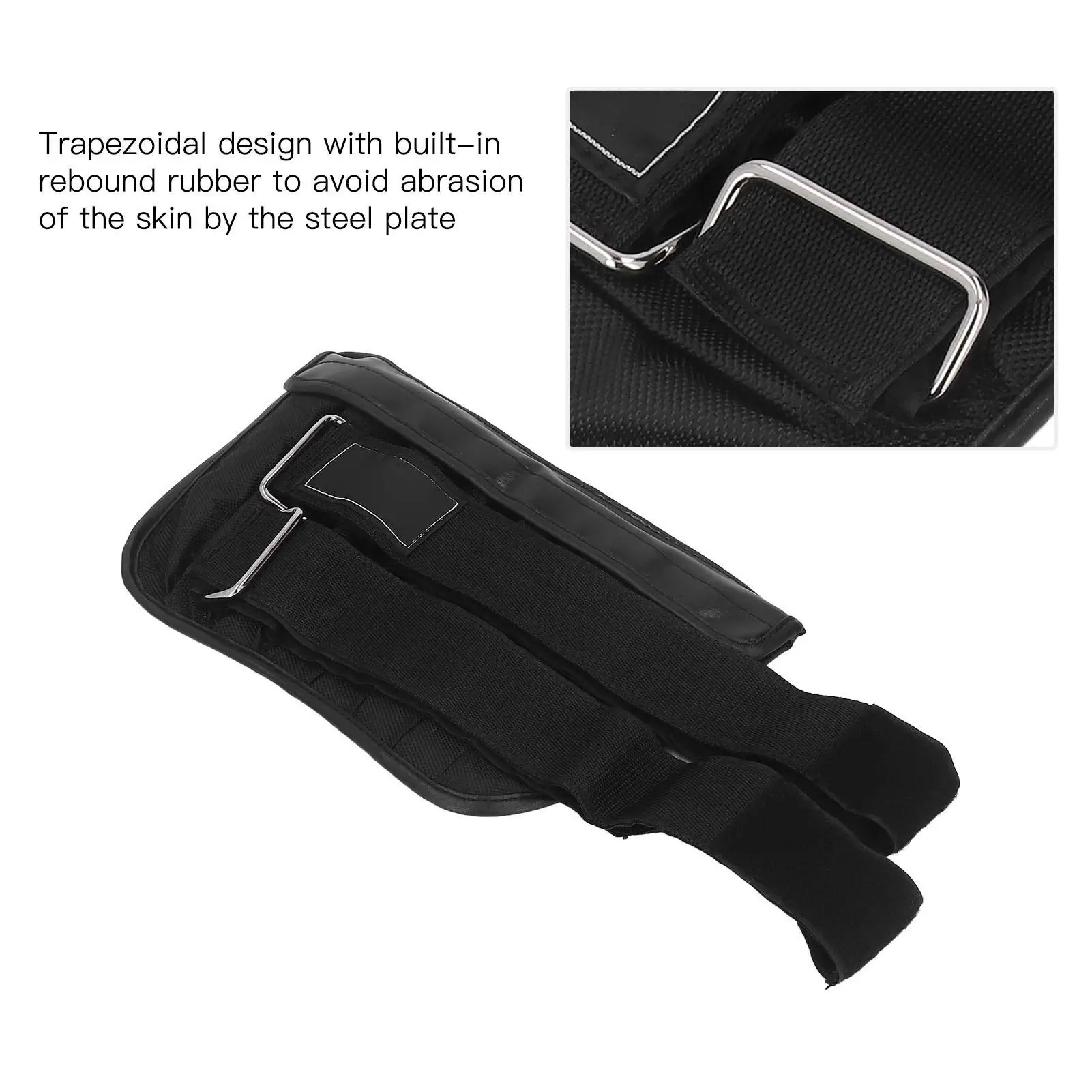 Adjustable Ankle Wrist Weights 1-6kg Sandbag-Fitness Training Straps for Bodybuilding & Running-1 Pair