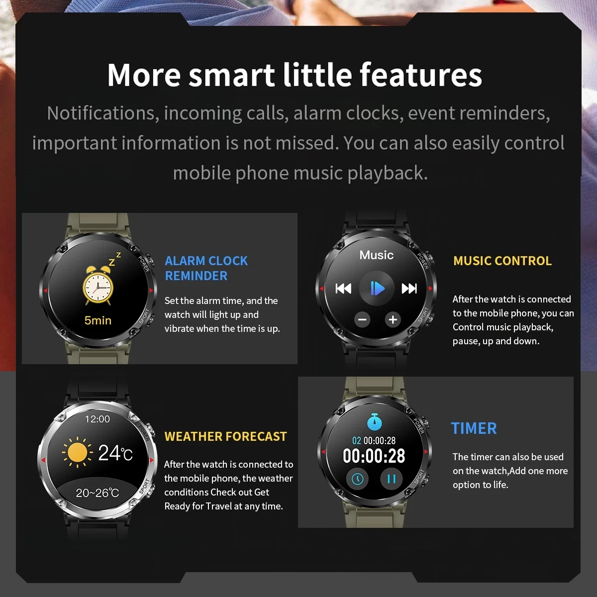 LIGE 2024 Ʈ ð  1.6 ġ Ǯ ġ  ǰ   ð  ȭ Ʈ ð  Smartwatch