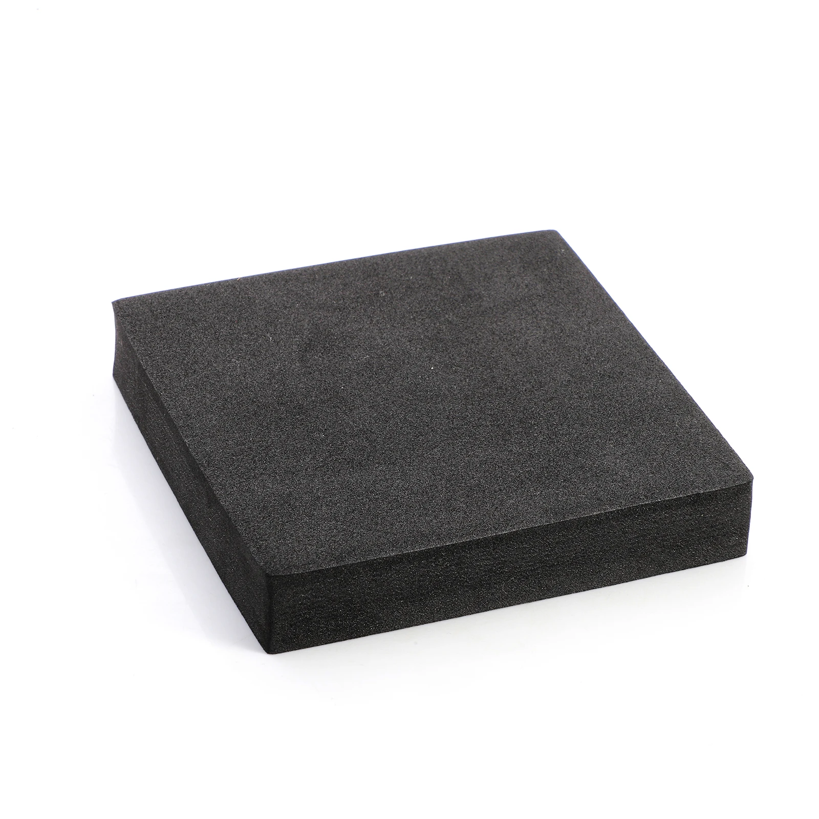 Black Industry Rubber Block Elastic Anti Slip Damping Gasket Shockproof Pad  Size 50X50mm 100x100mm 150X150mm 200x200mm
