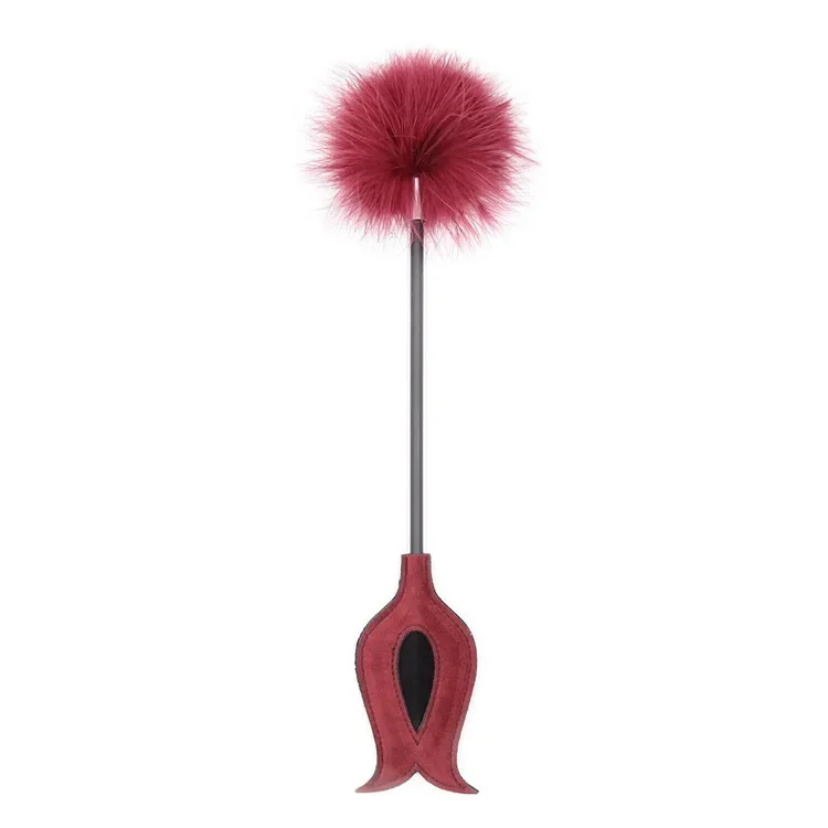 

horse whip red leather