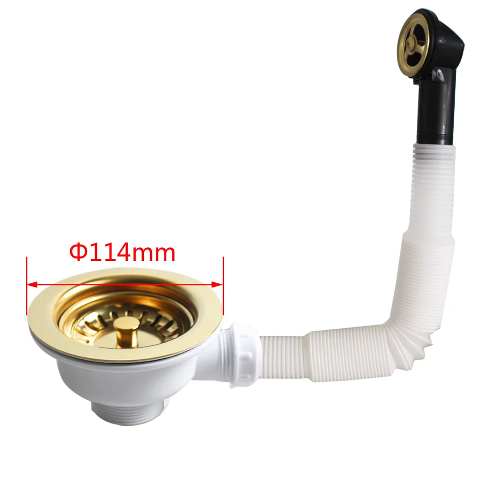 Talea Sink Strainer 3 1/2" Inch Drainer 11.4CM Garbage Downcomer for Kitchen XK225C036