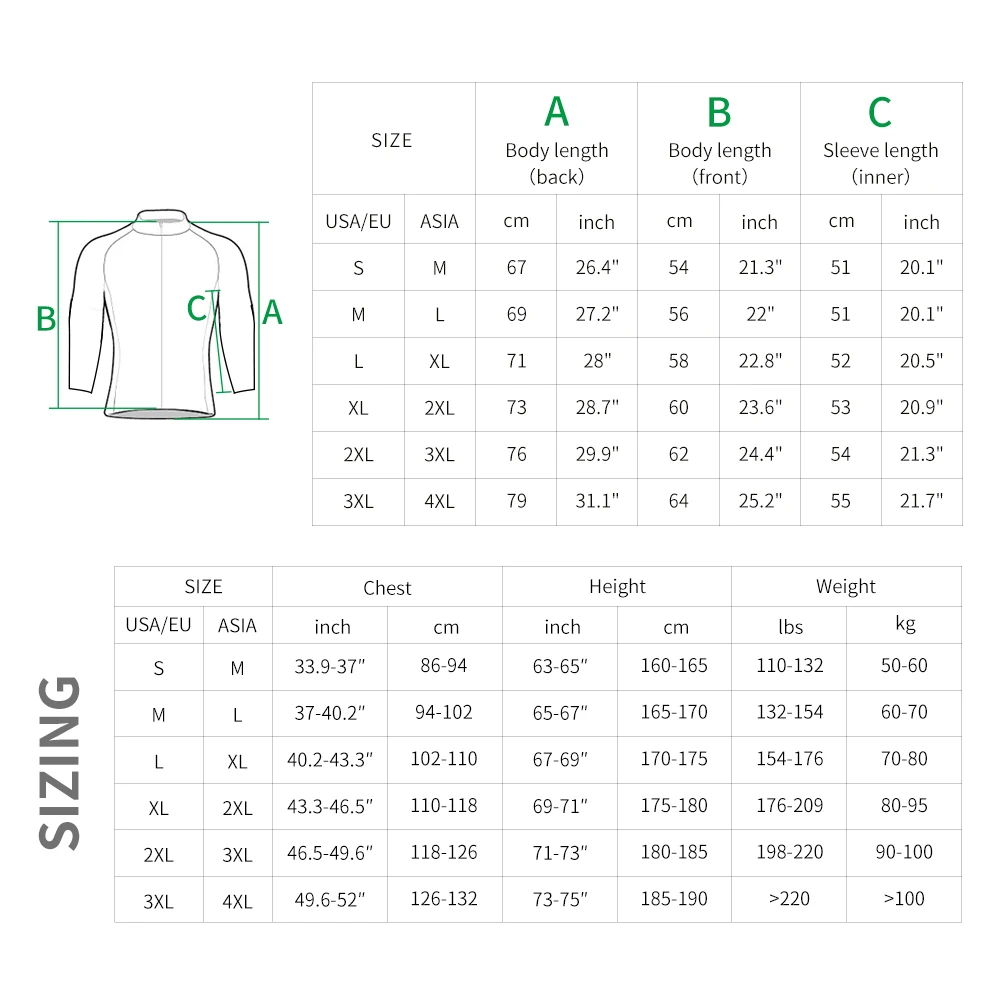 WOSAWE Men's cycling Sweatshirt Summer Cycling Jersey Short Bicycle Jersey Long Sleeve Breathable MTB Road Bike shirt Clothes