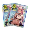 60pc/bag Cute Girl Standard Size Holographic Card Outer Foil Sleeves Protector PKM/MGT Trading Card Rainbow Laser Cover 67x92mm 1