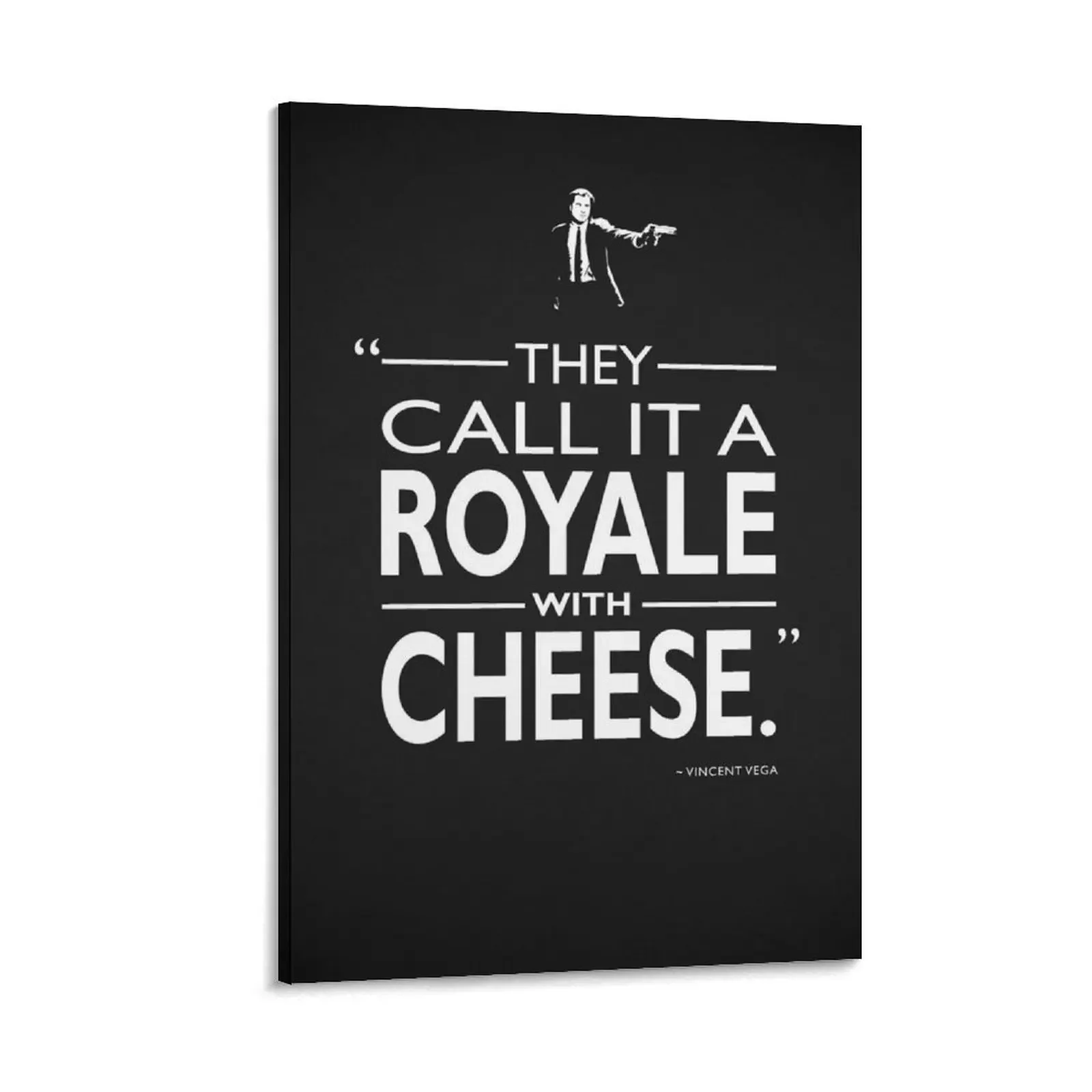 

A Royale With Cheese Canvas Painting Paintings for bedroom room decors aesthetic room decorations for girls