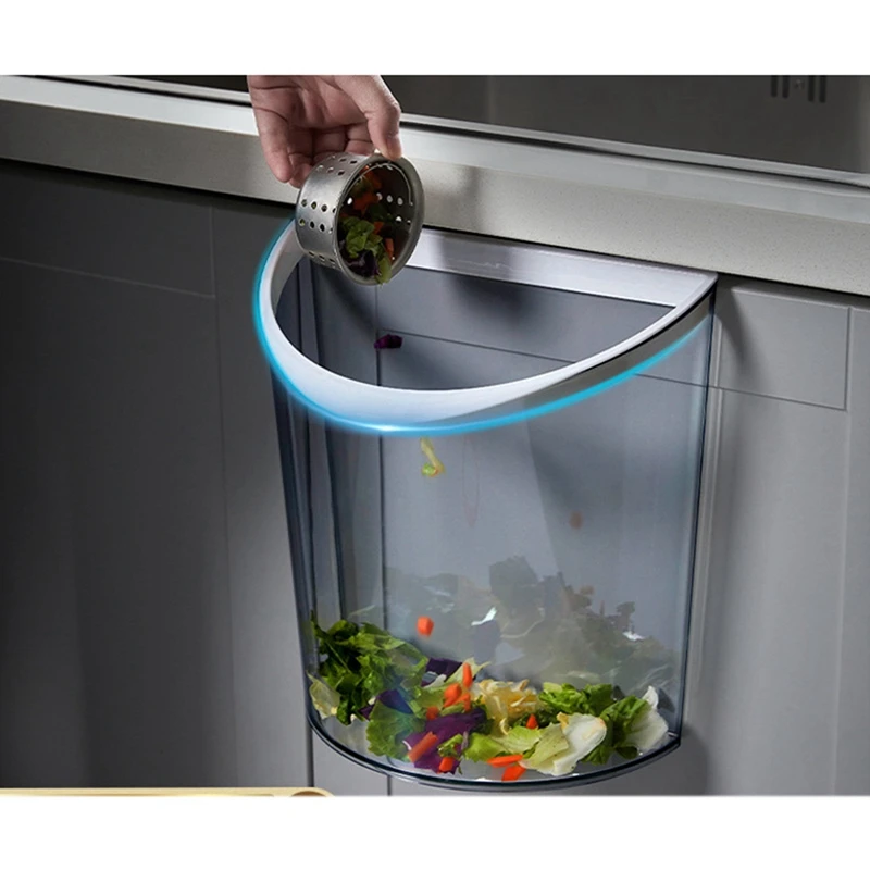 

Новая настенная корзина для мусора для кухни, ведро для хранения и организации мусора, корзина для мусора, контейнер для хранения, мусорные корзины