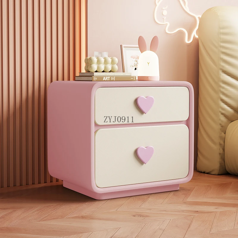 Bedroom bedside table French cream wind bedside table Children's room creative cute shelf