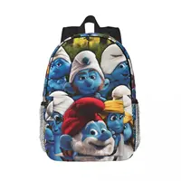 The-Similar-Smurfs New Fashion High Capacity Waterproof College Backpack Trendy Laptop Travel Book Bag 15inch 1