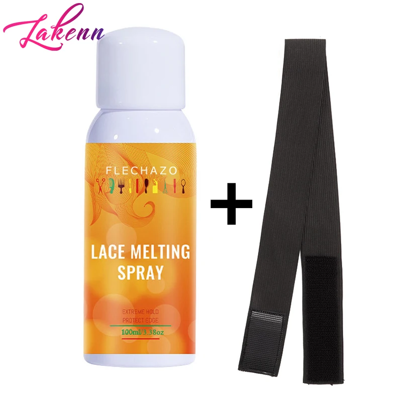 Must-Have Lace Wig Glue Melting Spray 100Ml Baby Hairs Edge Control Melt Spray Lace Down Hold Spray Per Parrucche Anteriori In Pizzo Ad Asciugatura Ra