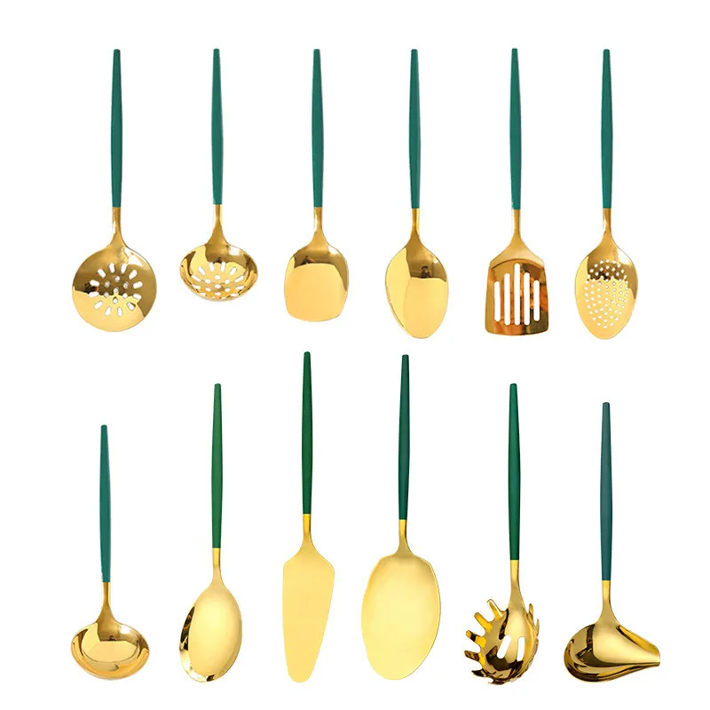 Kitchen Utensils Set Stainless Steel