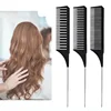 3pcs Hairbrush Hair Styling Combs Tailed Comb Set Coloring Dyeing Comb Salon Tool Sectioning Highlighting Weaving Cutting Comb 3