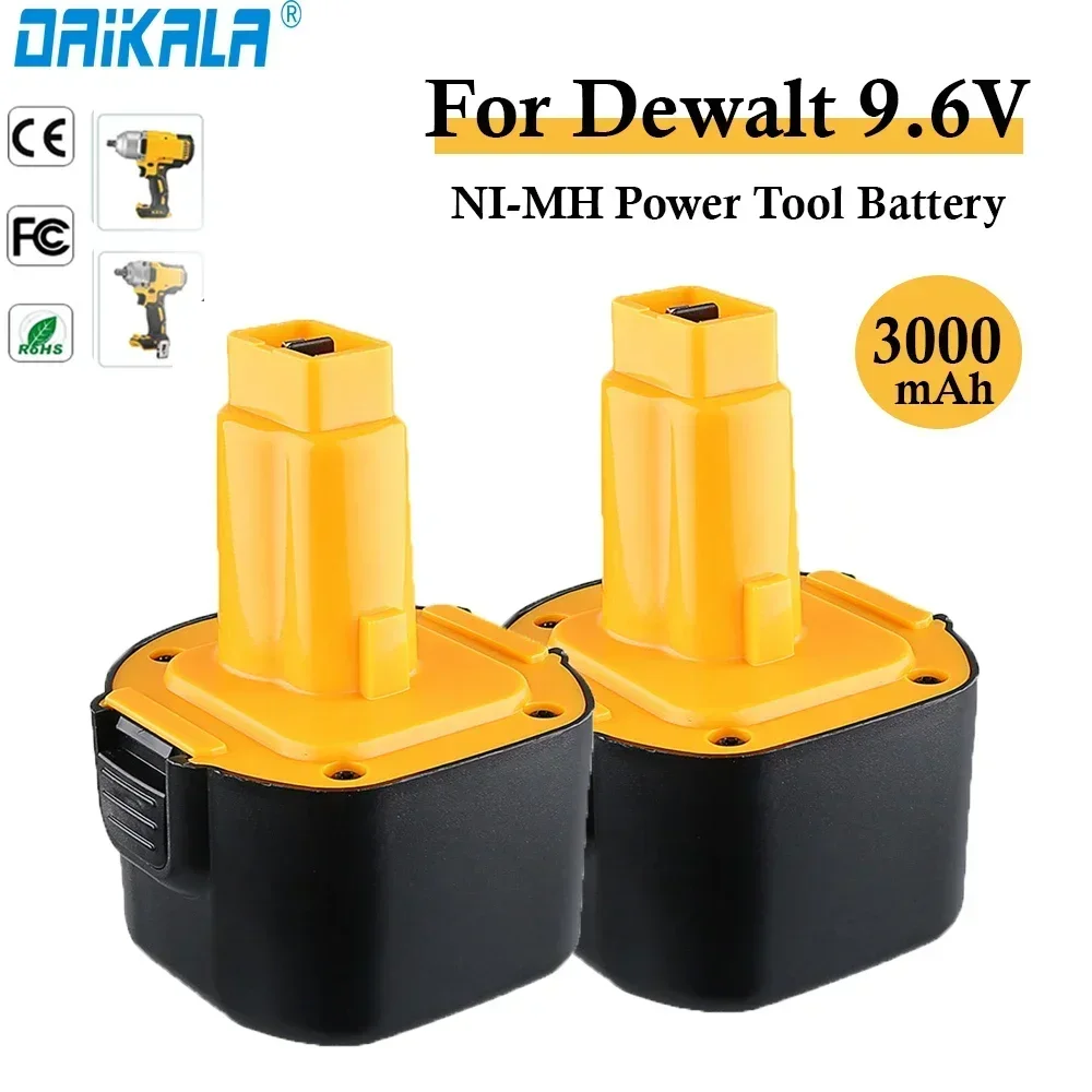 

3.5Ah DC9071 for Dewalt 9.6V XRP Battery DC9071 DC9072 DE9037 DE9071 DE9072 DE9074 DE9075 Cordless Power Tool Ni-MH Battery