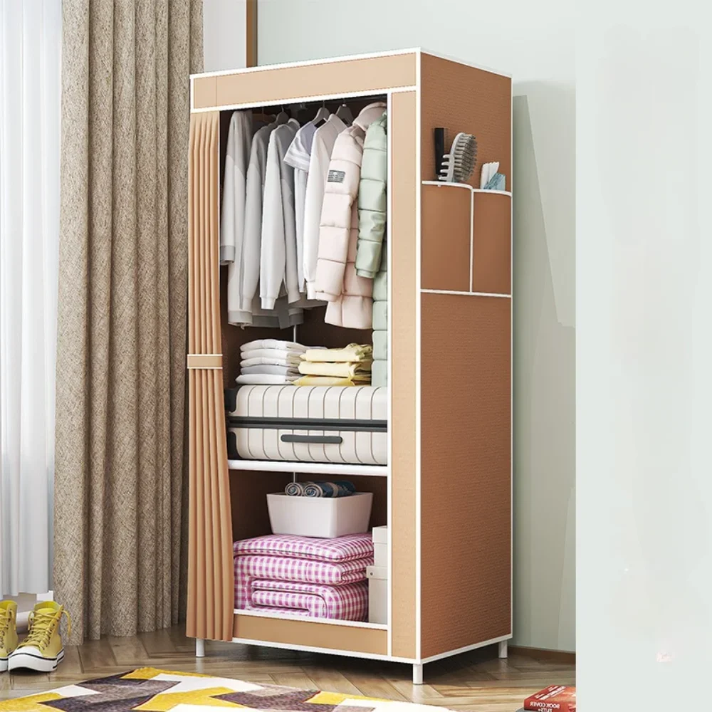 Minimalism Fabric Wardrobe DustProof Storage Clothing Cabinet EasyTo Install Multi-layer Design Closet Organizer cloth wardrobe,fabric wardrobe