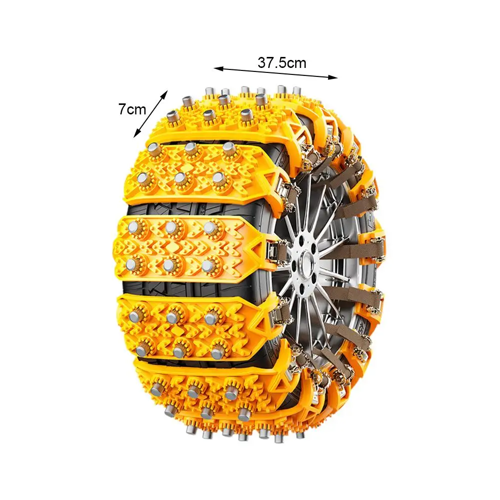 Rubber Anti-skid Chain No Jack Car Tires Sediment Beef Tendon Snow Tires Cleaning Maintenance Snow Chains