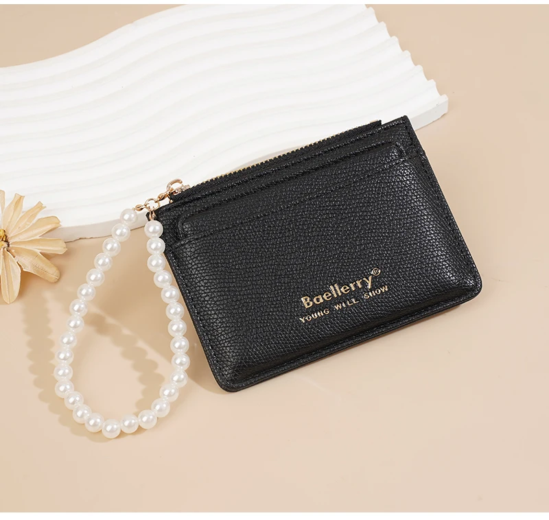 Baellerry Mini Slim Damen-Geldbörse, neuer kurzer Kartenhalter mit Reißverschluss, Münzfach, hochwertige Kartentaschen, kleine Geldbörse für Mädchen – Detail 19