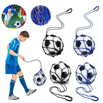 Football Kick Trainer Training Equipment Solo Soccer Kick Tool Soccer Return Trainer Net Youth Soccer Ball Net Kicker Accessory