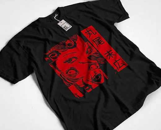 

Хлопковая аниме рубашка Junji Ito