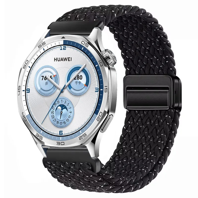 Magnetic Clasp Nylon Strap, 22mm, Breathable Bracelet