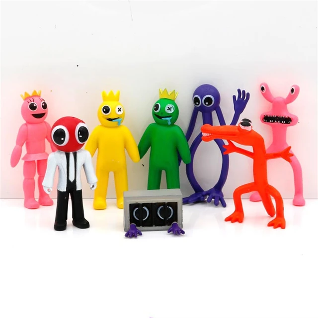 brown) Roblox Rainbow Friends Doors Building Blocks Toy on OnBuy