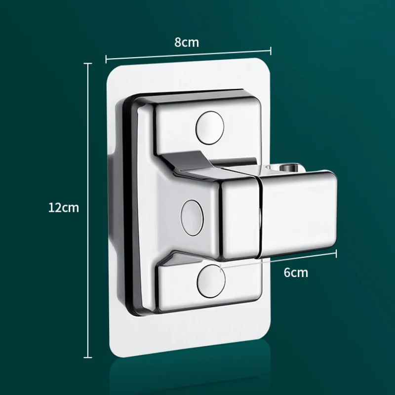 Shower Head Holder Adjustable Wall Mounted Self-Adhesive Handheld Bracket Bathroom Accessories 1pc