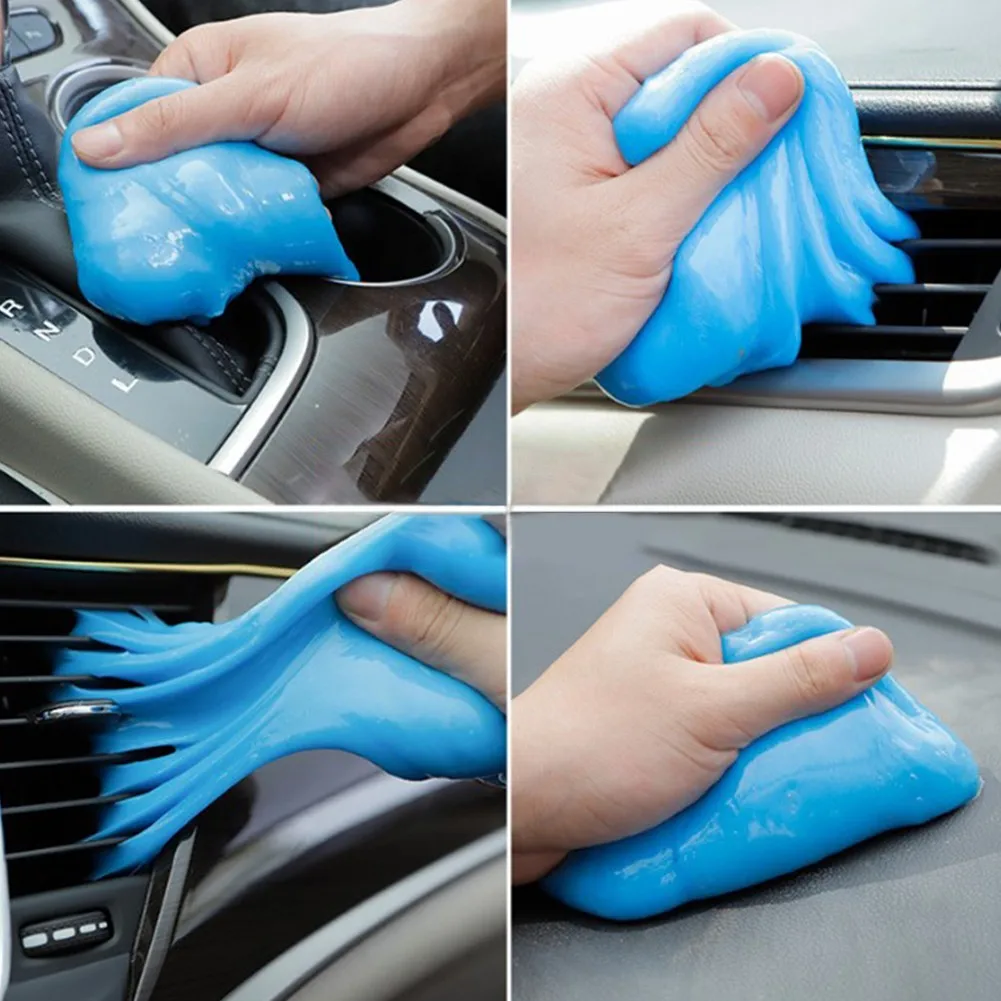70g Car Cleaning Pad Rubber Powder Cleaning Gel Car Interior Cleaning Tool For Computer Keyboard Car Interior Cleaning Tool