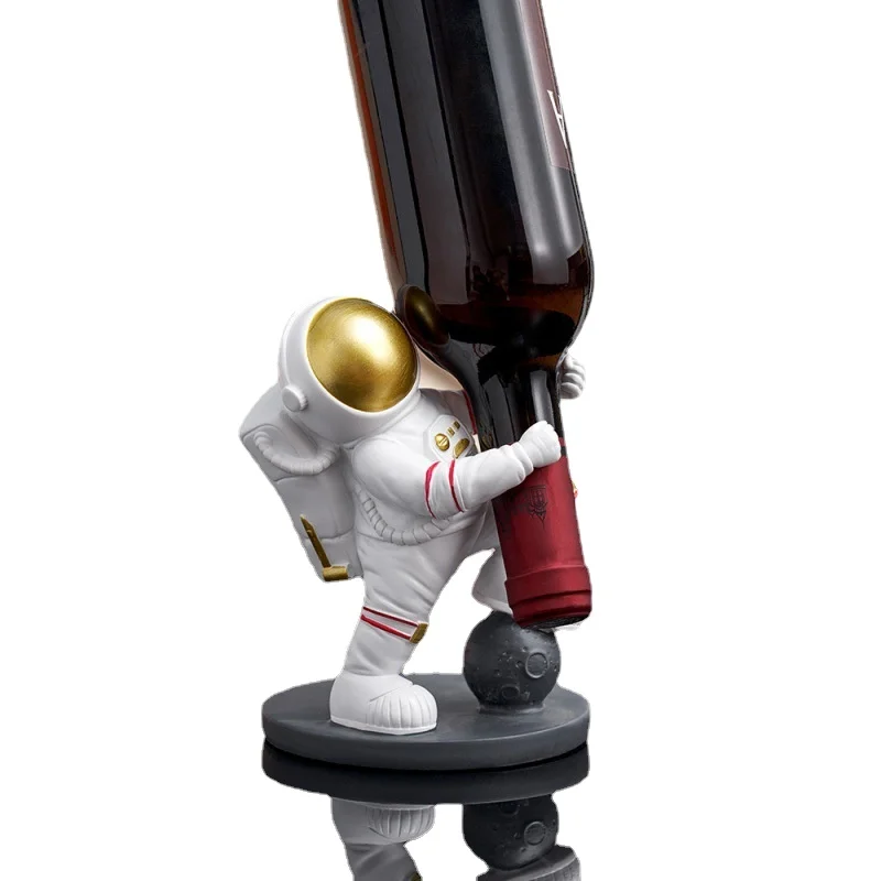 

Creative Wine Rack Astronaut Ornaments Wine Cabinet TV Cabinet European-style Furnishings Living Room Home Decorations Gifts