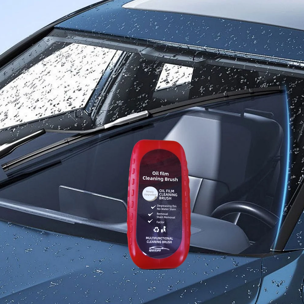 Car Windshield Cleaner Removes Dirt Car Glass Sponge Cleaning Brush Windshield Oil Film Cleaner Glass Oil Film Cleaning Brush 4
