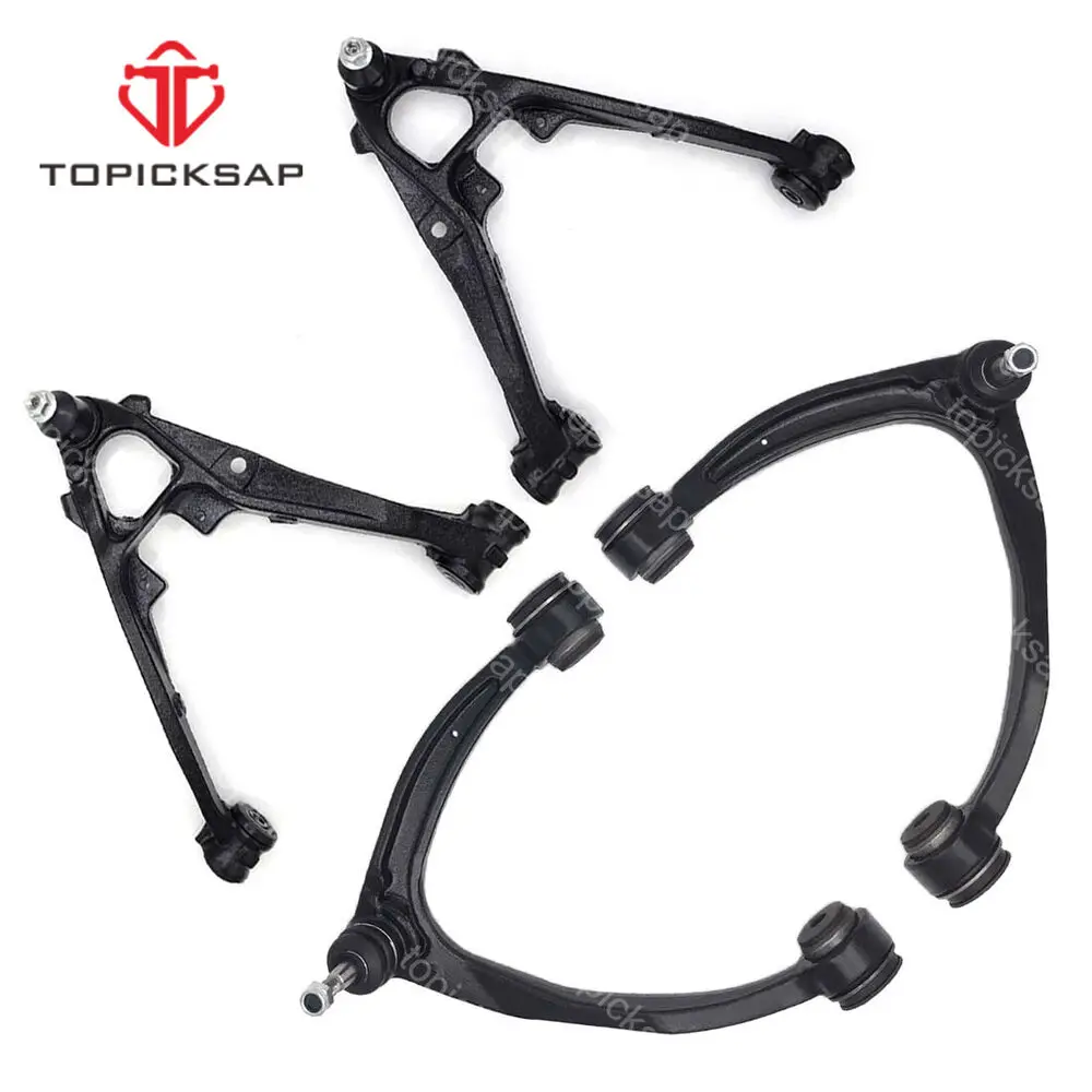 

TOPICKSAP Front Upper & Lower Control Arm for Cadillac Escalade Chevrolet Silverado 1500 GMC Sierra 1500 Yukon 2007 - 2014