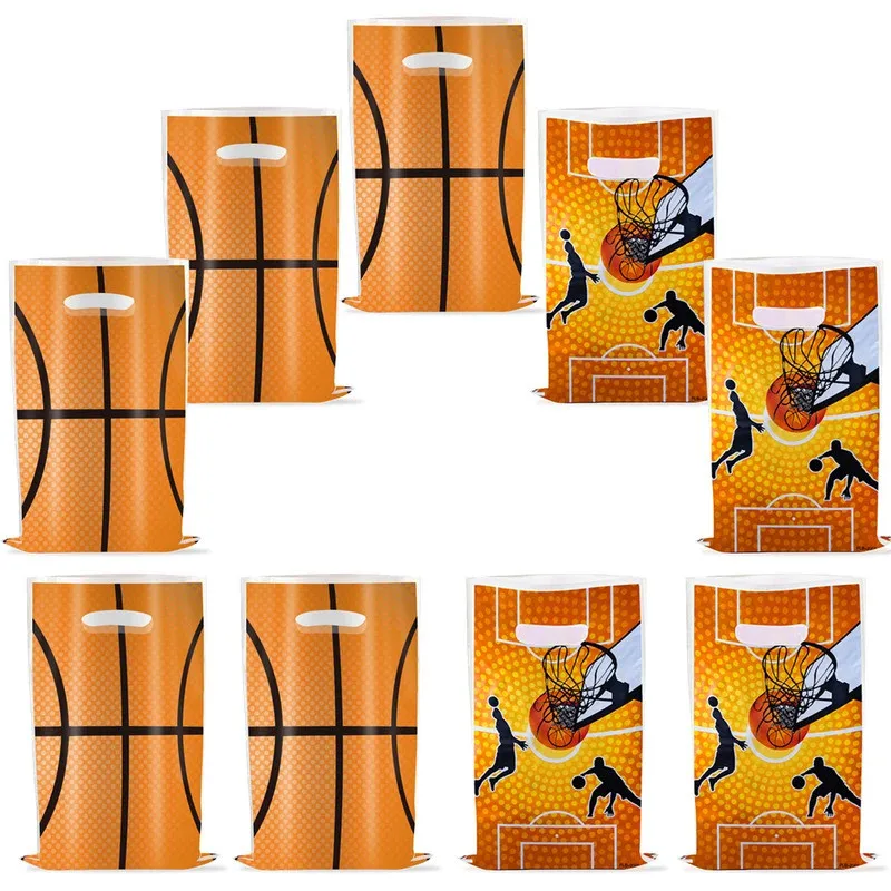 30PCS Basketball Theme 10pcs/lot Kids Boys Favors Happy Birthday Party Gifts Surprise Candy Bags Decorations Loot Bags 2