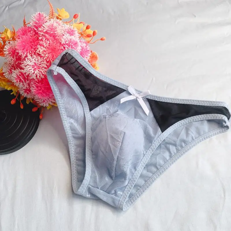 Sexy Men Underwear Solid Color Men's Briefs Bikini Slip Briefs Nylon Penis Pouch String Low Waist Shorts Erotic Underpants