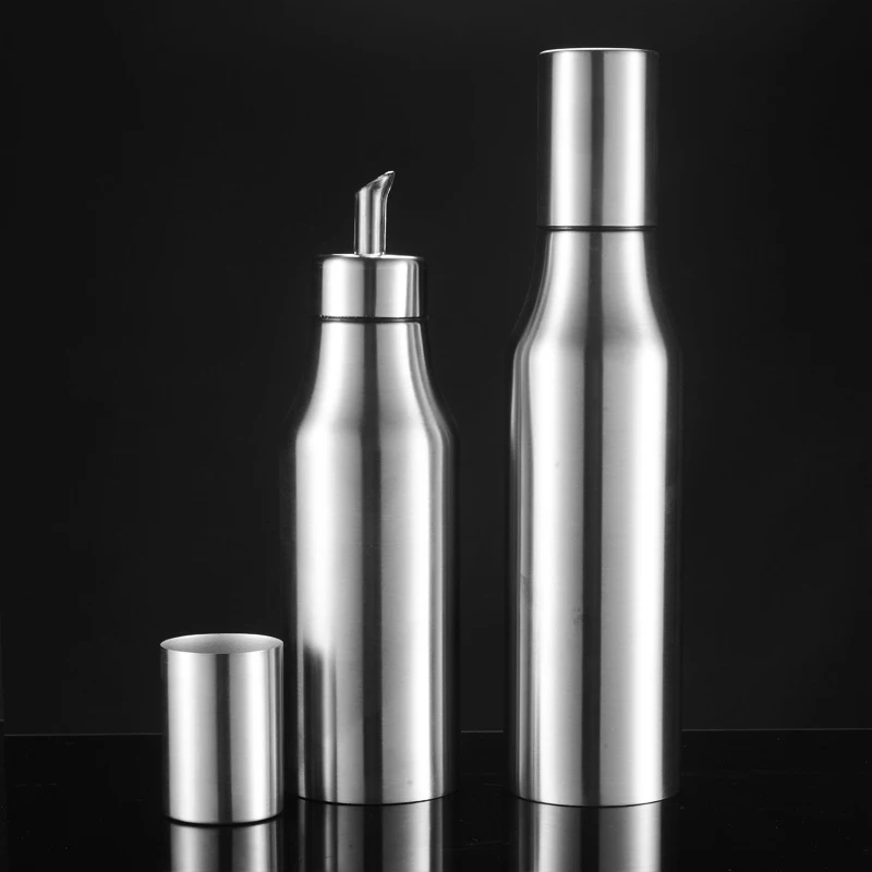 Oil Bottle Storage Pot Seasoning Juice Condiment Bottle Supplies for Stainless Steel