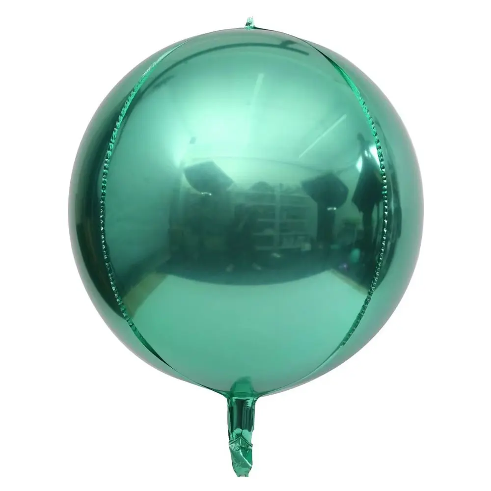 Large Metallic Silver and Gold Round Foil Balloons for Celebrations and Events