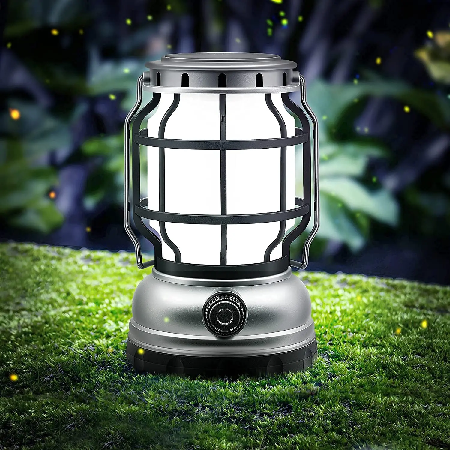 

Camping Portable Lighting Solar Lamp Rechargeable Outdoor Lighting Camping Tent Lantern Power Bank LED Flashlight