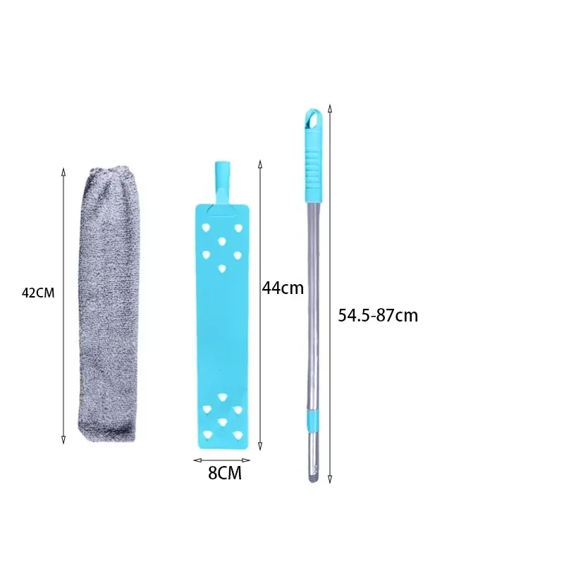 Bed Bottom Vacuuming & Sofa Dusting Brush Long Handled Mop Style Detachable Gap Cleaning Accessories Set