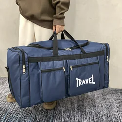 Foldable Large Capacity Waterproof Travel and Sports Duffel Bag (BU)