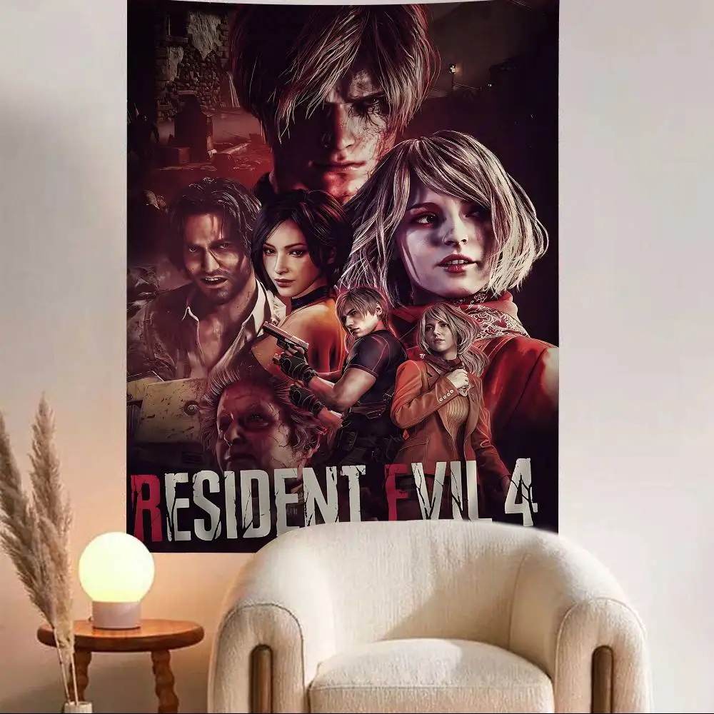 Resident Evil Sci-Fi Wall Tapestry - Home Decor Art Piece