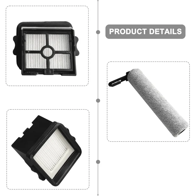 ⭐️Ultenic AC1 掃除機 専用　交換用フィルター　3個セット Amazon.co.jp: Ultenic AC1 Elite 乾湿掃除機(ブラシロール+
