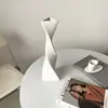 Nordic Black and White Twisted Ceramic Vase Decoration Living Room Fake Flower Simulation Flower New Year Home Coffee Shop Decor 1