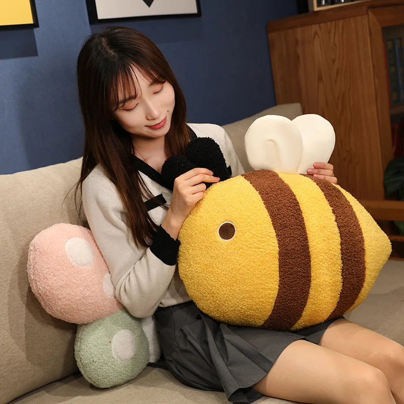 New Kawaii Bee Butterfly Plush Toys Super Soft Stuffed Animals