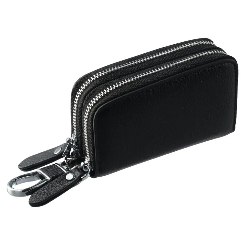 

Черный Автомобильный брелок для ключей, металлический крючок, кожаный держатель для ключей 4,1 дюйма с брелоком для мужчин и женщин