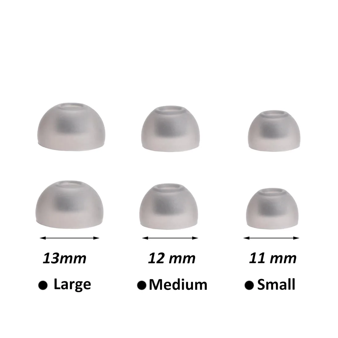 6PCS Silicone Ear Tips for Samsung Galaxy Buds 3 Pro / 2 Pro / Pro / FE / Galaxy Buds 2 Eartips Ear Pads Caps Case
