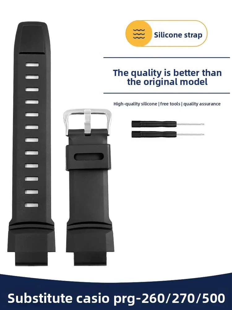 Durable Silicone Watch Strap for Outdoor Adventures - Men's Edition