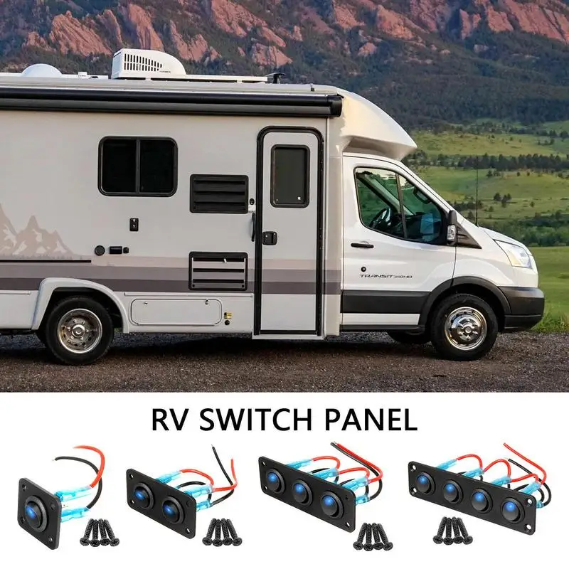 Pannello Interruttori Marini Dc12-24 Pannello Interruttori A Levetta Rv Pannello Interruttori A Levetta Interruttore On-Off Pod Pannello Circuito Impe