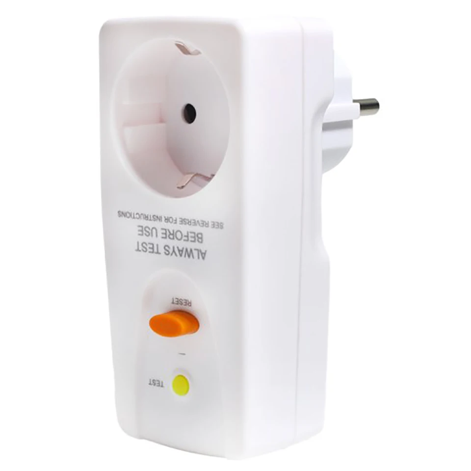 Spina RCD GFCI 16A Con Interruttore Automatico, Protezione Da Perdite Per Elettrodomestici, IP44, 2 Pezzi