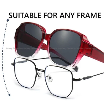 Uomo Donna Occhiali da sole vintage anti-UV Indossare unisex sopra la miopia Occhiali da vista Viaggi all'aperto adatti sopra gli occhiali da sole per lo sport 1